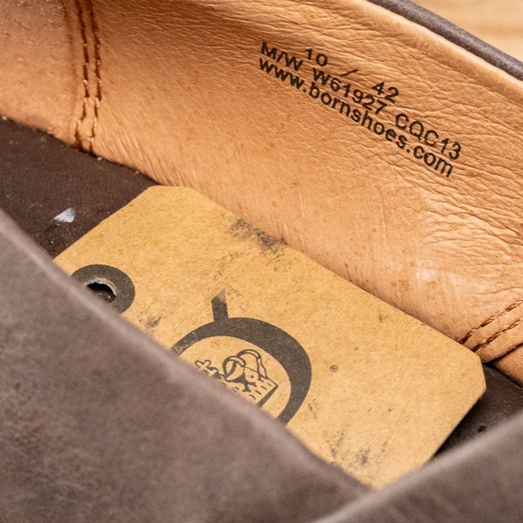 Born Shoes Womens 10 M Toby II Clogs Brown Leather Slip On Casual Block W61927 - Picture 5 of 8